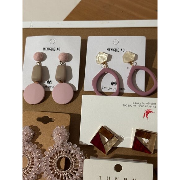 Beonon Earrings Set for Women 9 Pairs Dangle & Stud Earrings - Picture 2 of 7